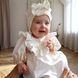 Чалма для дівчинки молочна ANGELSKY 7403